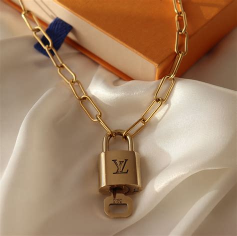 louis vuitton lock pendant|Louis Vuitton lock pendant necklace.